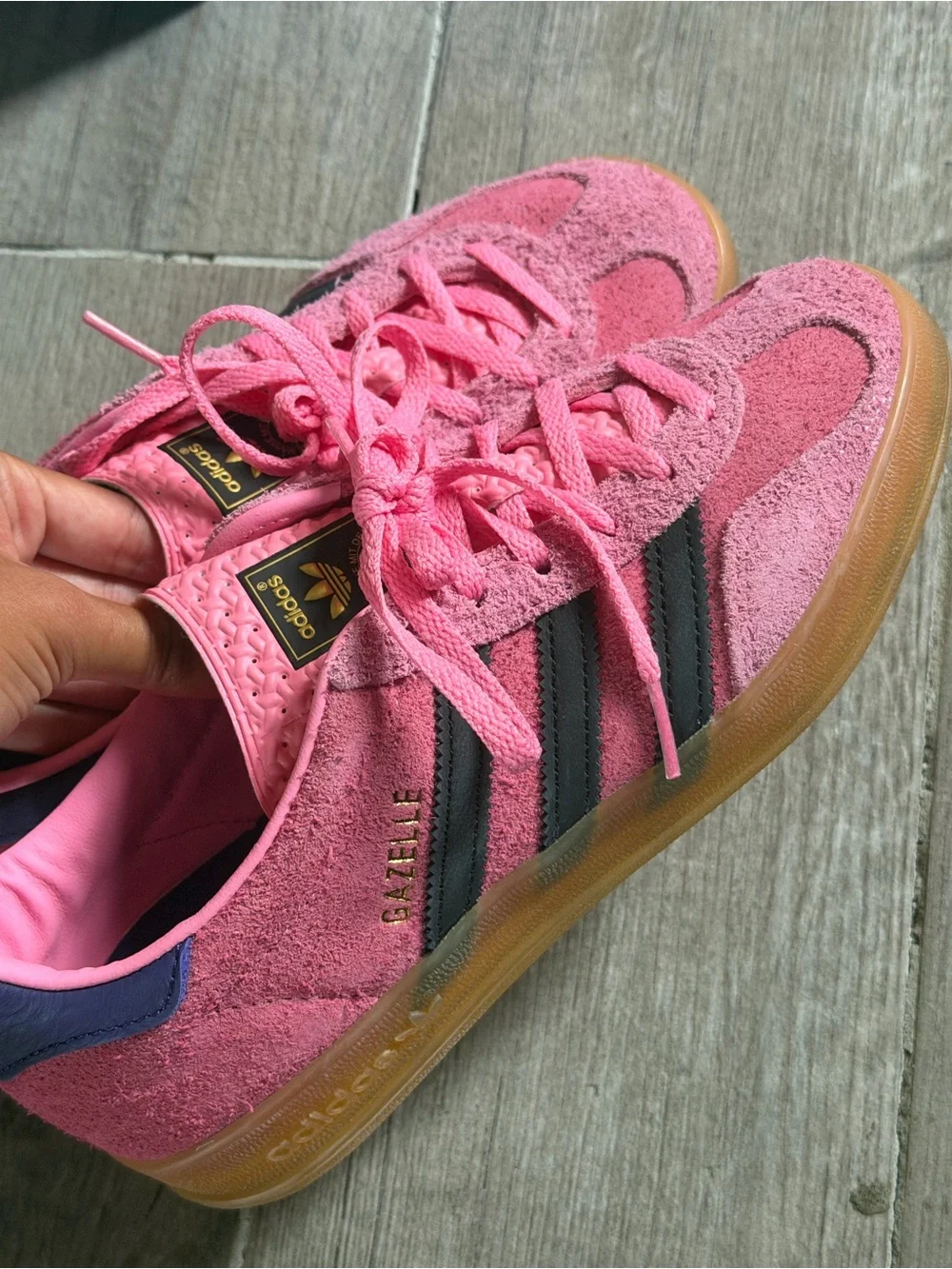 Women’s Gazelle 'Bliss Pink Purple' – Size US 6 W